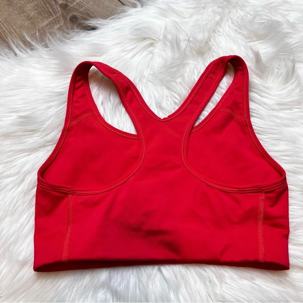 Nike Dri Fit Classic Red Sports Bra. Size S EUC